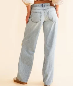 HIDDEN Alyx Baggy Straight Jean Light Online