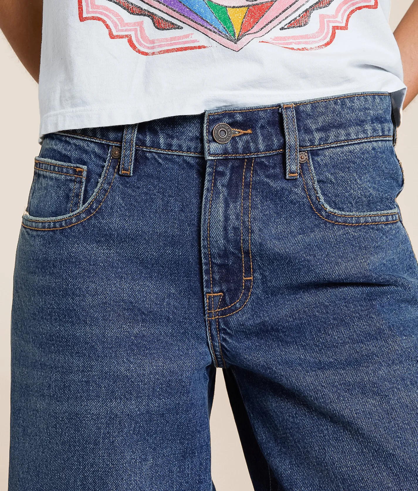 Jeans|Bottoms | HIDDEN Alyx Low Slung Baggy Jean Dark