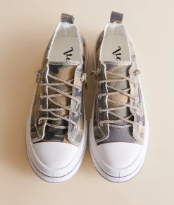 Very G Aman Camo Sneaker Khaki New