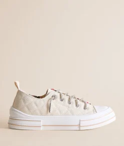 Very G Aman Quilted Sneaker Natural Hot