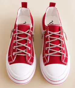 Shoes | Very G Aman Rhinestone Sneaker White