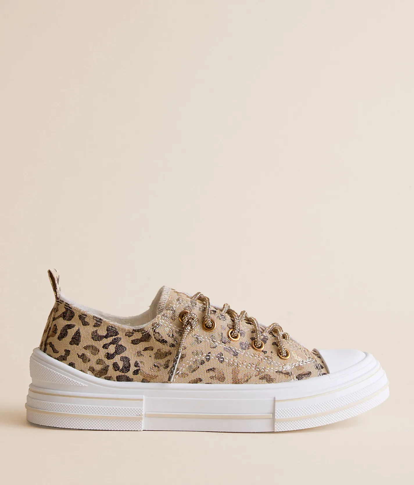 Very G Aman Rhinestone Sneaker Natural