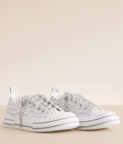 Very G Aman Rhinestone Sneaker White Silver Outlet
