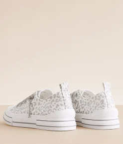 Very G Aman Rhinestone Sneaker White Silver Outlet