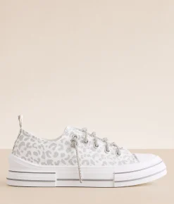 Very G Aman Rhinestone Sneaker White Silver Outlet