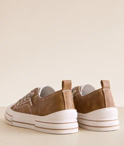 Shoes | Very G Aman Tooled Sneaker Tan