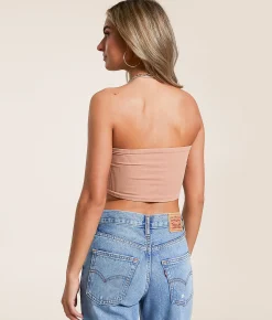Tops | Free People Amelia Bandeau Pomegranate