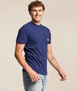 Barstool Sports® America For The Boys T-Shirt Navy Hot