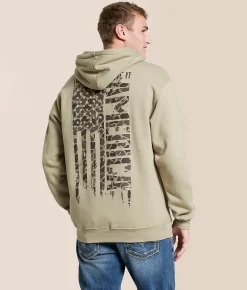 Howitzer America Hooded Sweatshirt Aluminum Online