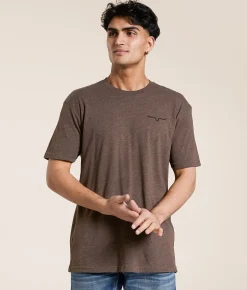 Graphic T-Shirts | Kimes Ranch American Bison T-Shirt Dark Chocolate