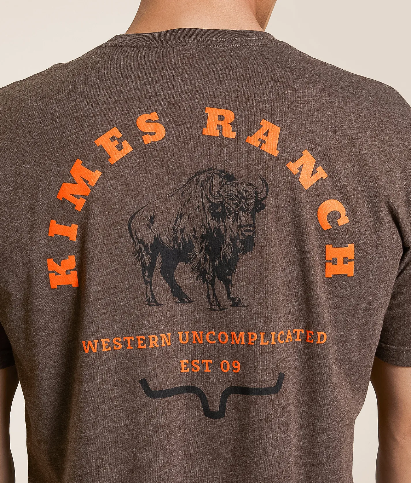 Graphic T-Shirts | Kimes Ranch American Bison T-Shirt Dark Chocolate