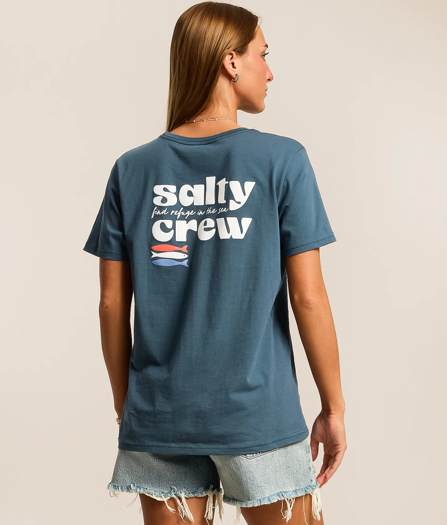 Tops | Salty Crew American Catch T-Shirt Midnight Navy