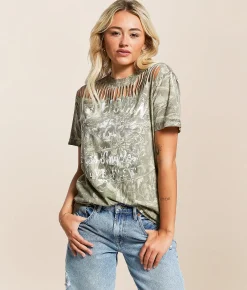 Affliction American Customs Davey Jones T-Shirt Sand Outlet