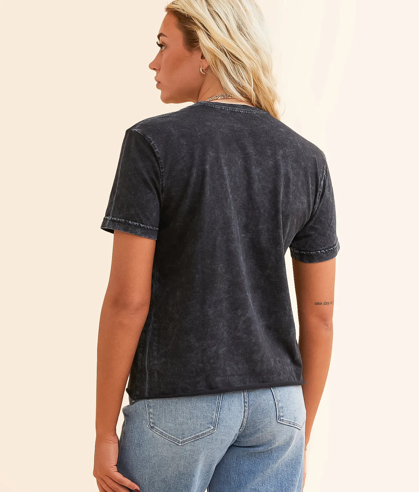 Tops | Affliction American Customs Motor Flame T-Shirt Black Lava Wash