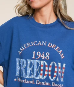 Modish Rebel American Dream T-Shirt Ensign Blue Best