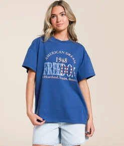 Modish Rebel American Dream T-Shirt Ensign Blue Best