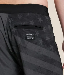 Howitzer American Freedom Stretch Boardshort Charcoal Clearance