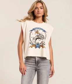 Ariat American Freed Tank Top Faded Ivory New