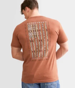 Departwest American Ranch T-Shirt Terracotta Heather Best