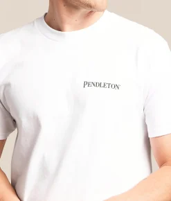 Pendleton American Tradition T-Shirt Vintage White Clearance