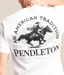 Graphic T-Shirts | Pendleton American Tradition T-Shirt Vintage White
