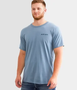 Graphic T-Shirts | Ariat American Wild T-Shirt Light Denim