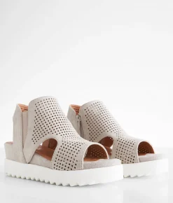 Very G Amy Flatform Sandal Light Grey Hot
