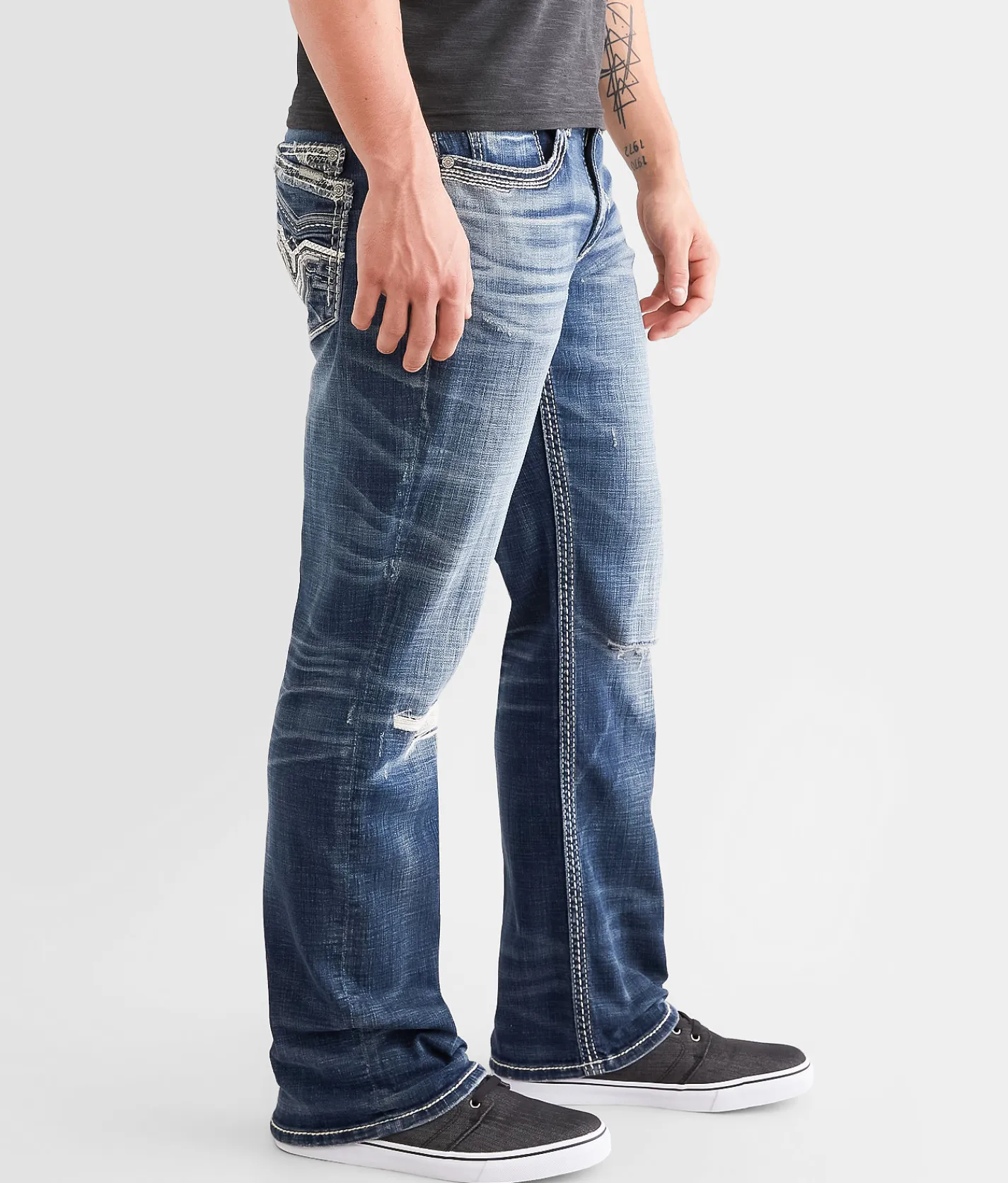 Sale Jeans|Bottoms | Salvage Anarchy Straight Stretch Jean Southwest Blvd