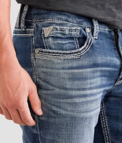 Sale Jeans|Bottoms | Salvage Anarchy Straight Stretch Jean Southwest Blvd