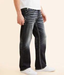 Salvage Anarchy Straight Stretch Jean Zon Clearance