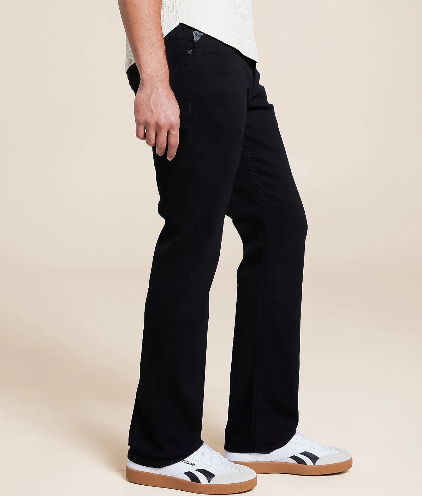 Salvage Anarchy Straight Stretch Jean Black Ice New