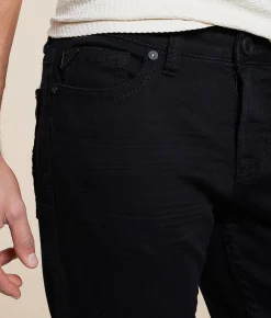 Salvage Anarchy Straight Stretch Jean Black Ice New
