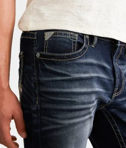 Salvage Anarchy Straight Stretch Jean Omega Sand Tiger Hot