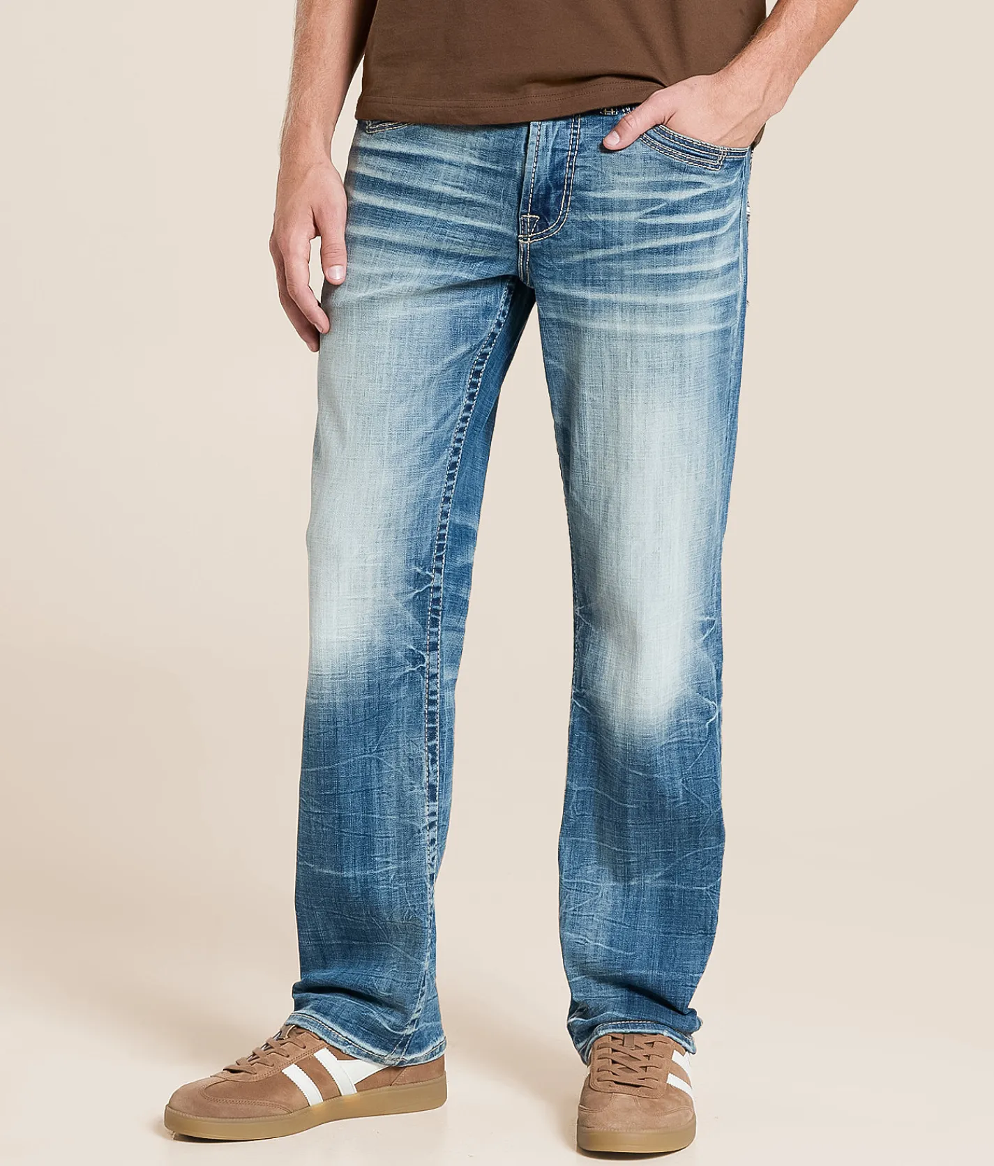 Bottoms|Jeans | Salvage Anarchy Straight Stretch Jean Golden Ember