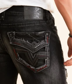 Sale Jeans|Bottoms | Salvage Anarchy Straight Stretch Jean Lotus Aura