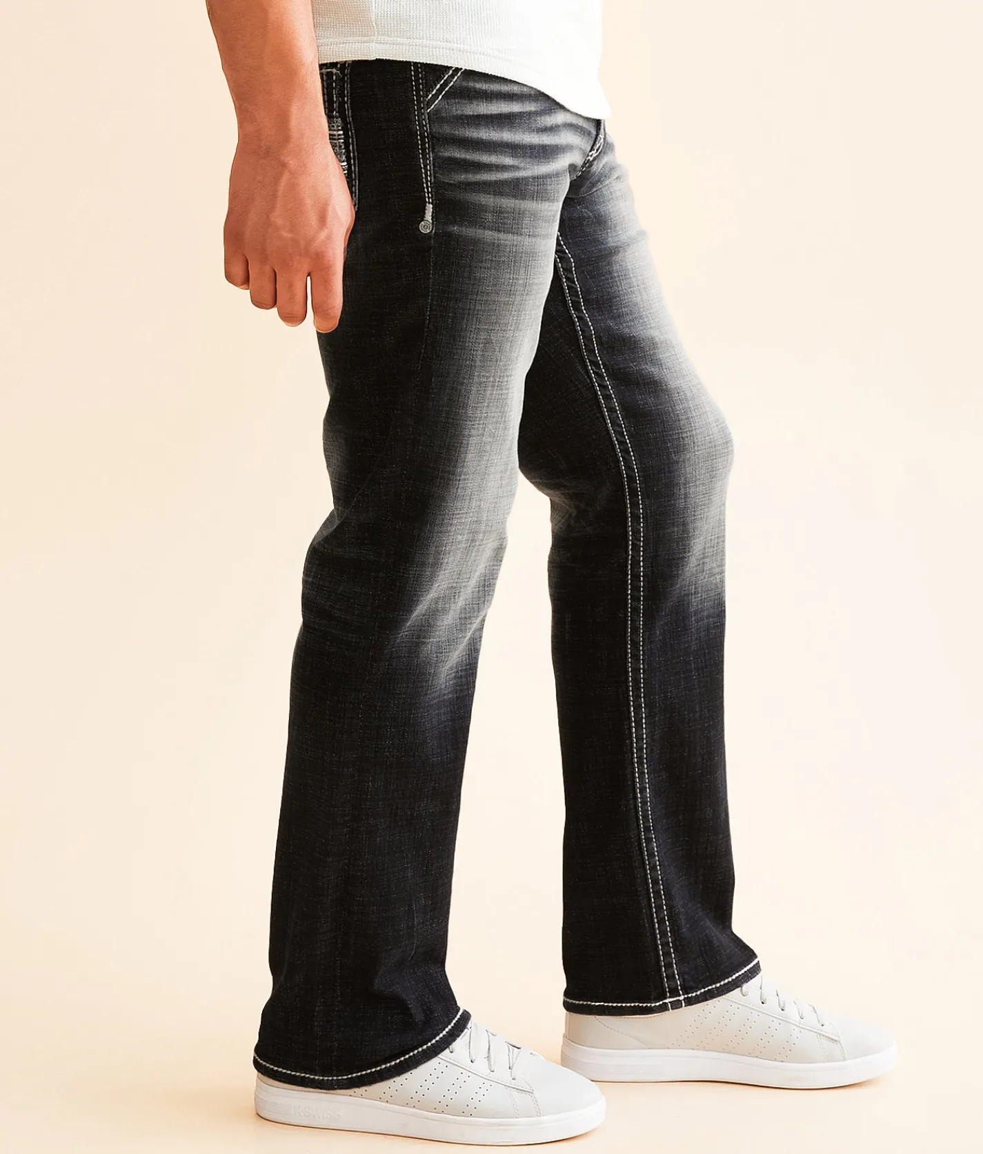 Salvage Anarchy Straight Stretch Jean Churo Grande New