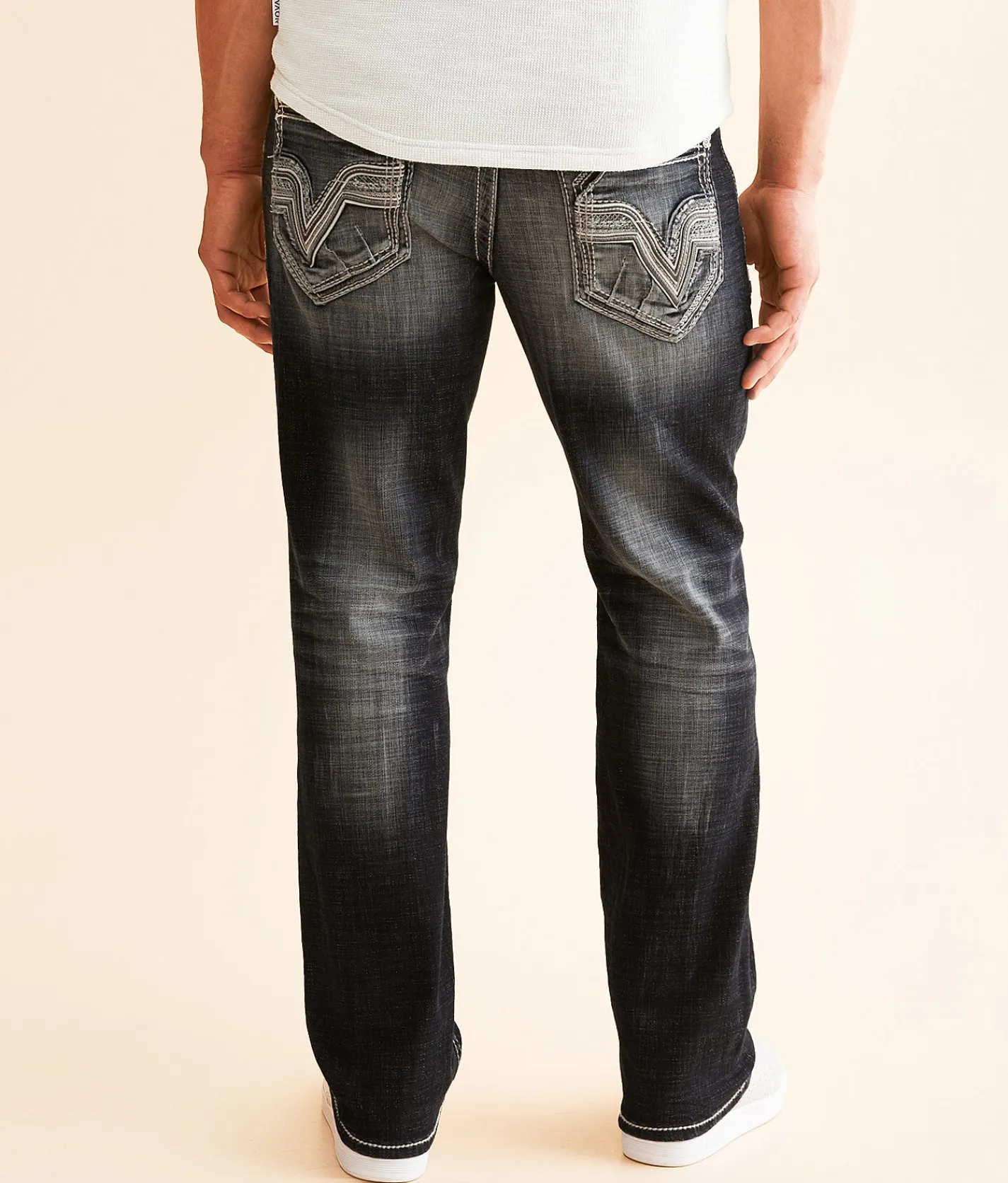 Salvage Anarchy Straight Stretch Jean Churo Grande New