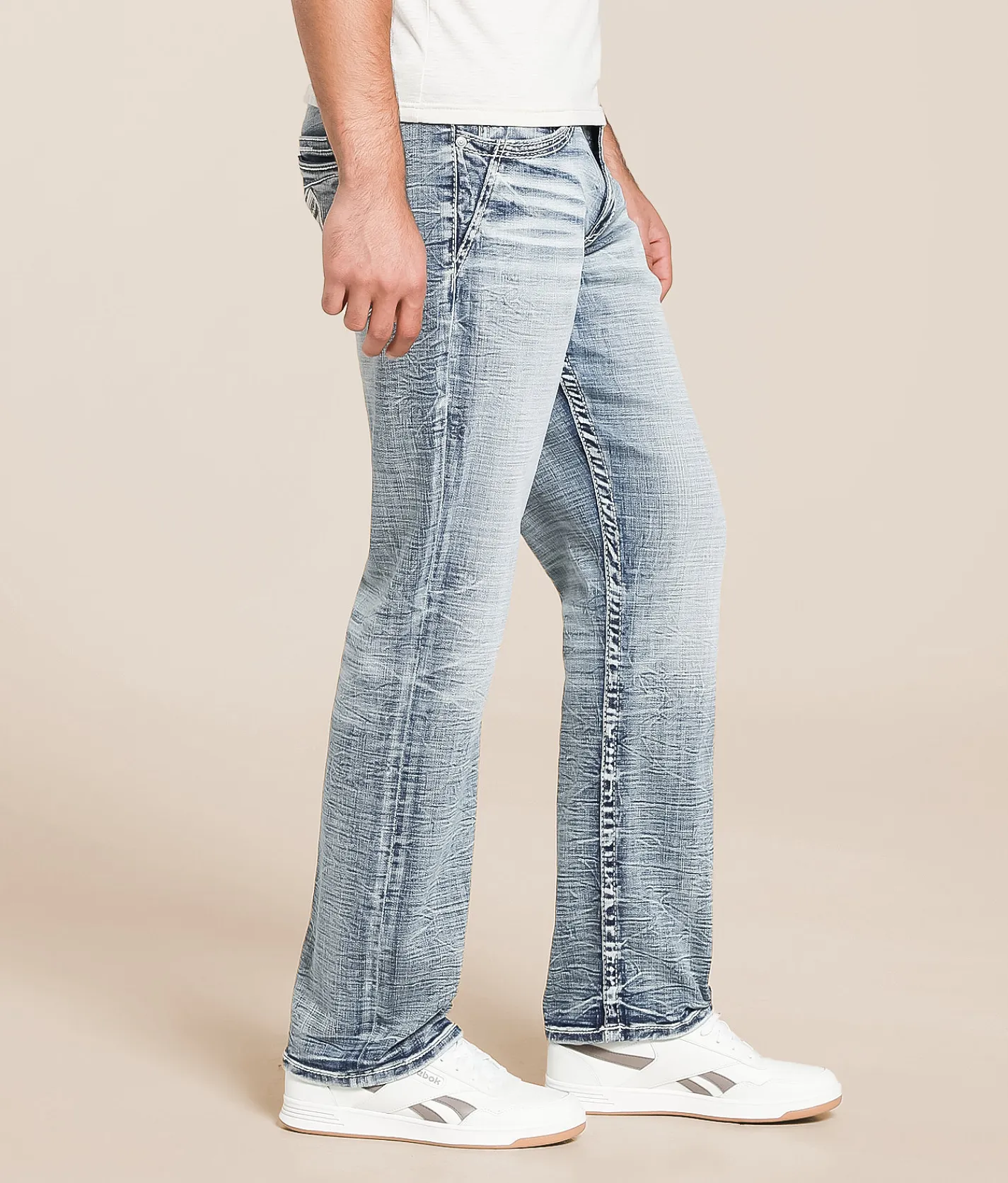 Salvage Anarchy Straight Stretch Jean Carrel Aged Best