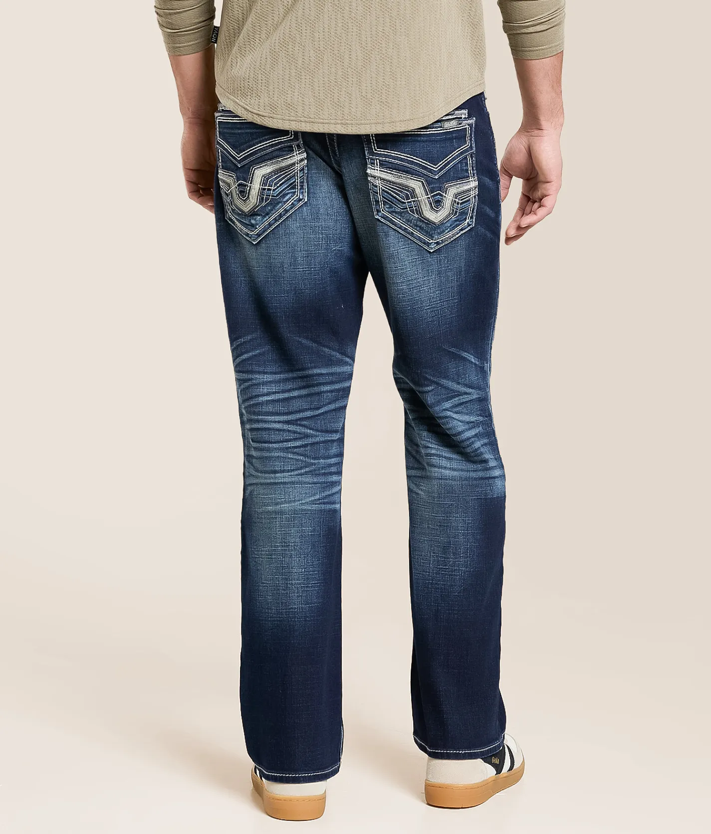 Salvage Anarchy Straight Stretch Jean Mystic Brew Discount
