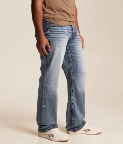 Bottoms | Salvage Anarchy Straight Stretch Jean Glacier Bay