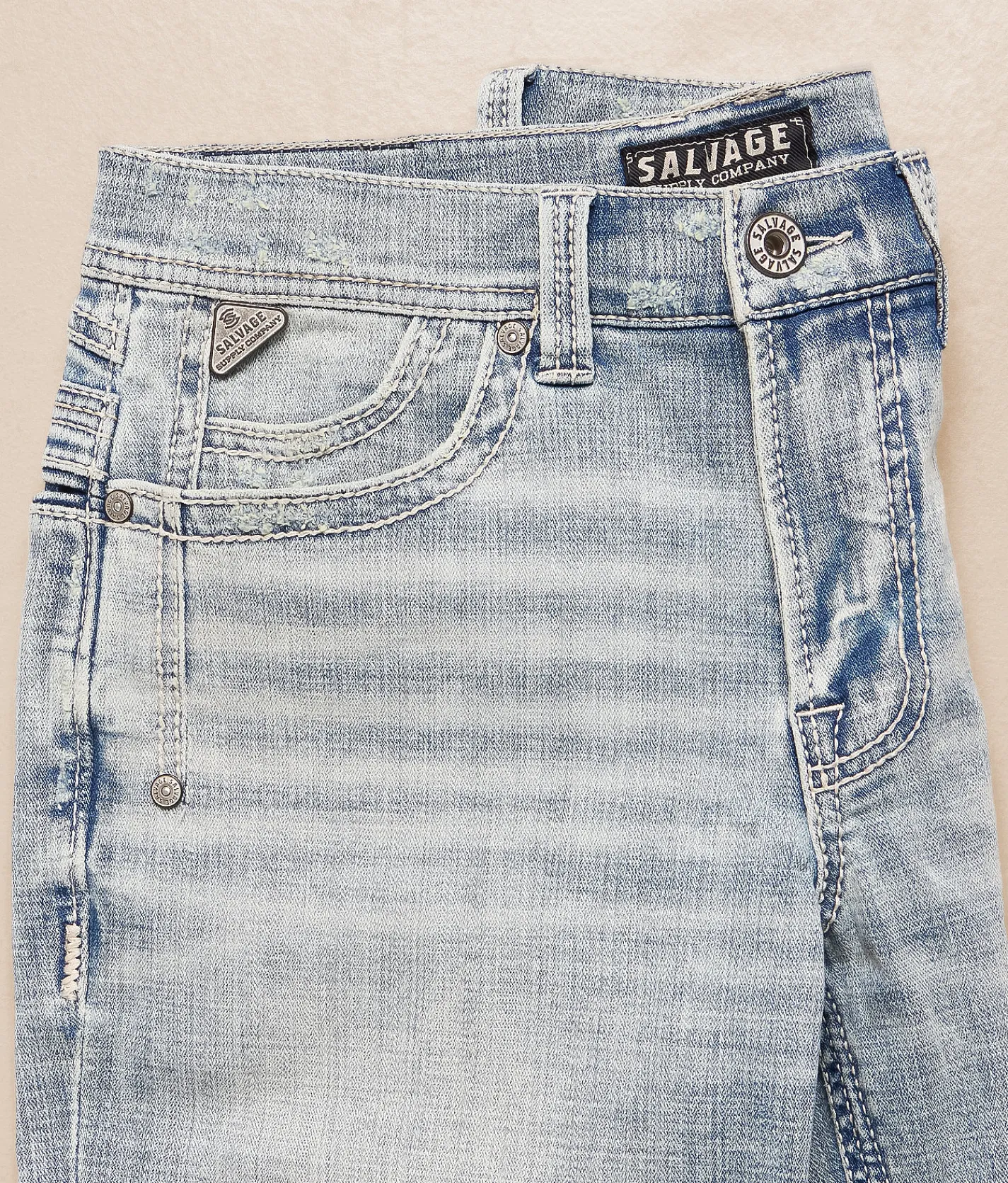 Bottoms | Salvage Anarchy Straight Stretch Jean Grand Canyon
