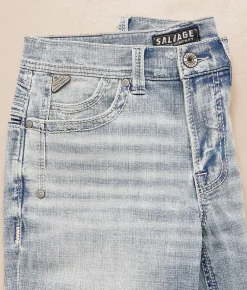 Salvage Anarchy Straight Stretch Jean Grand Canyon Discount