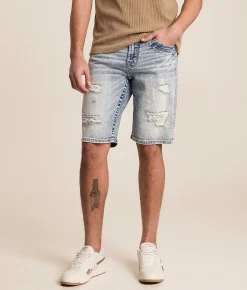 Bottoms|Shorts | Salvage Anarchy Stretch Short Riptide Lager