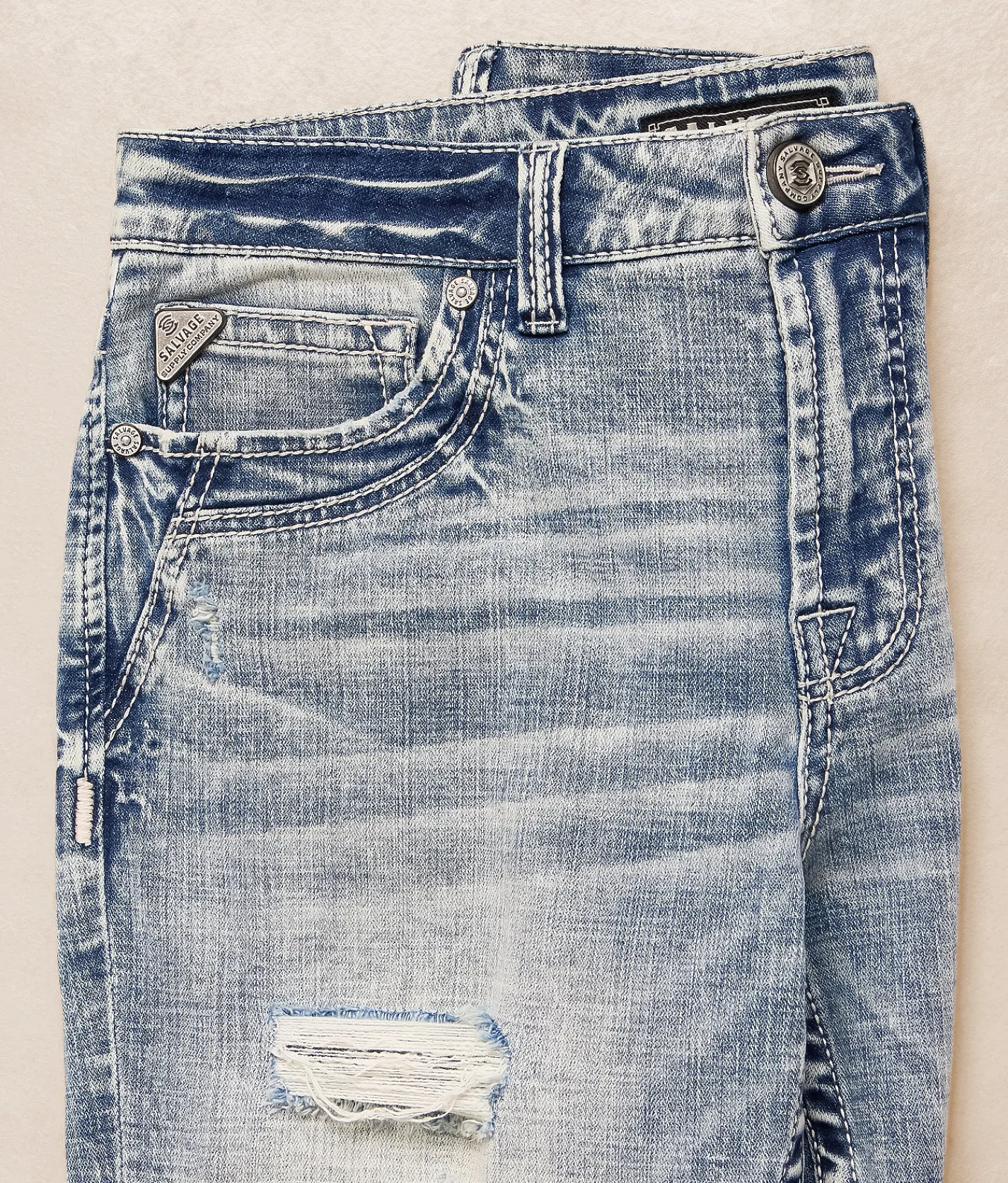 Bottoms|Shorts | Salvage Anarchy Stretch Short Riptide Lager