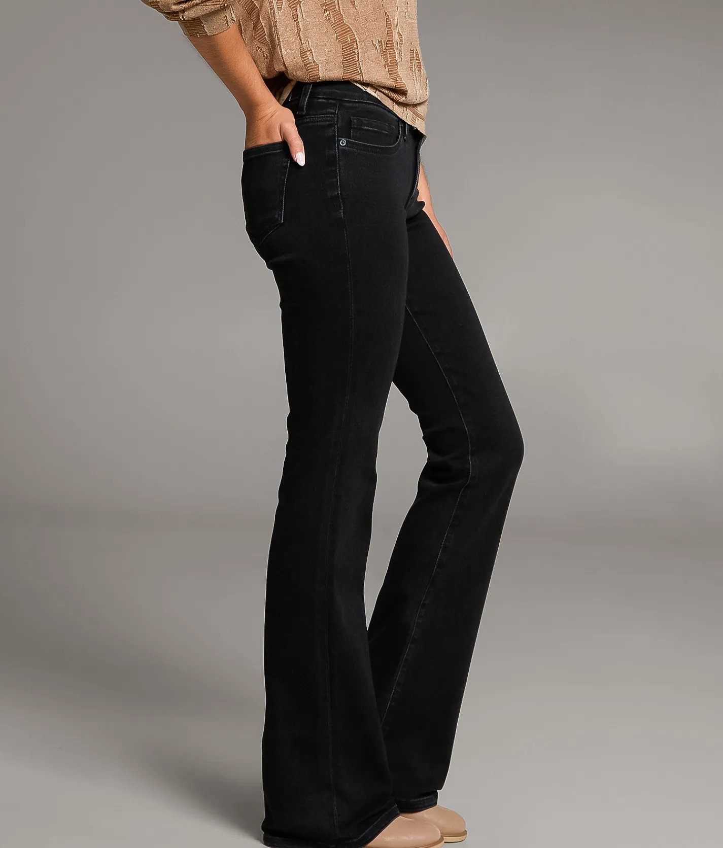 BKE Andi Boot Stretch Jean Black Outlet