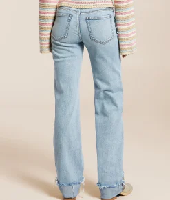 BKE Andi Classic Straight Stretch Cuffed Jean Avery 2 Discount