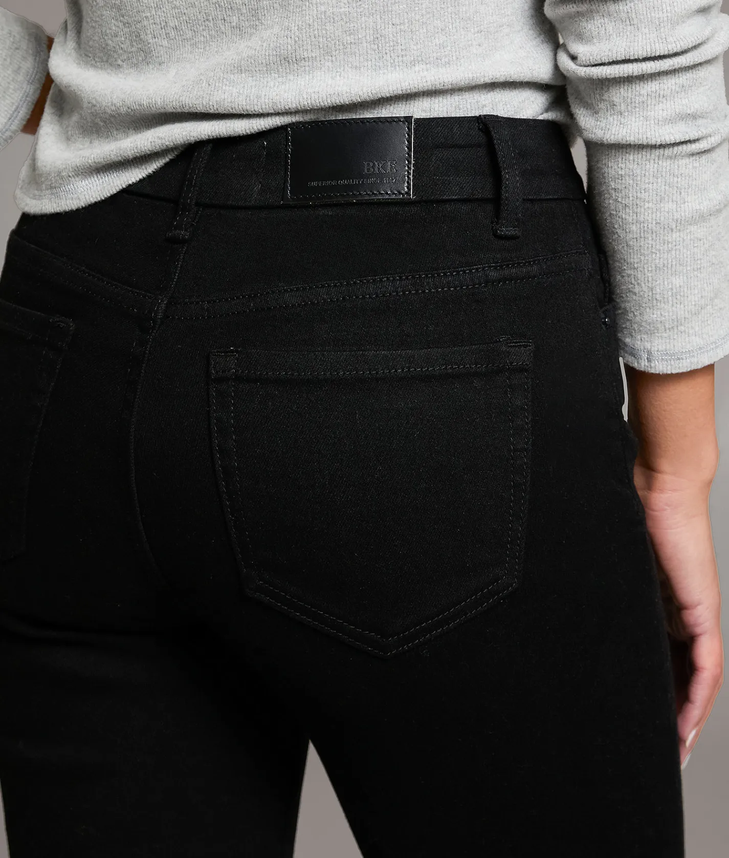 Jeans|Bke Jeans | BKE Andi Cropped Straight Stretch Jean Black