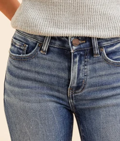 Jeans|Bke Jeans | BKE Andi Cropped Straight Stretch Cuffed Jean Velez 2