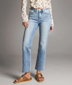 BKE Andi Cropped Straight Stretch Jean Hannigan 5 Outlet