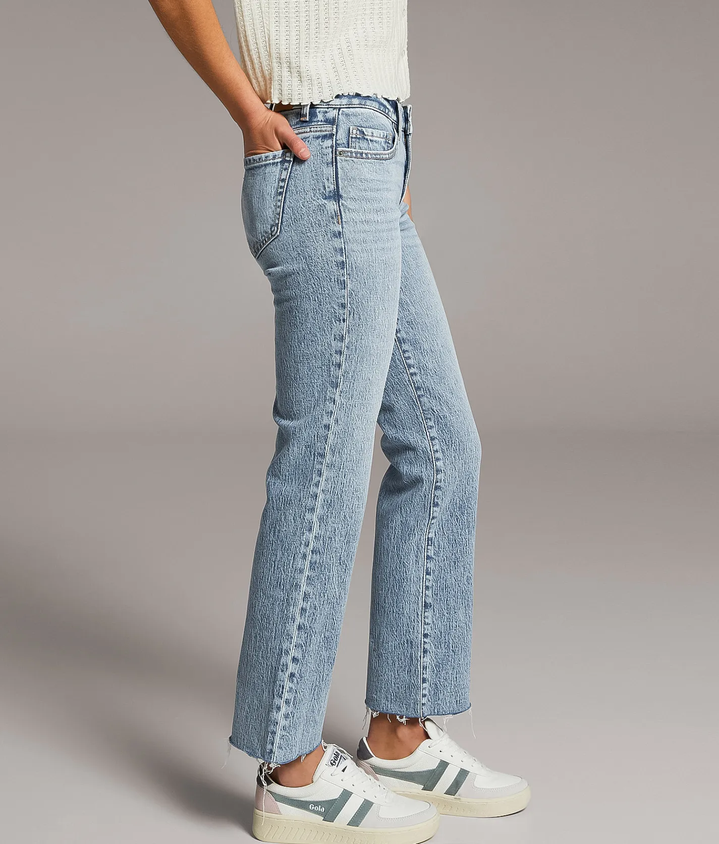 BKE Andi Cropped Straight Stretch Jean Winter Best